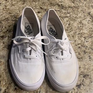 All white vans!